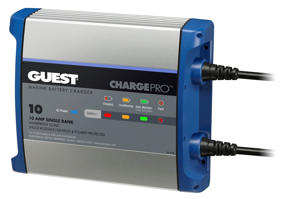 Guest 2710A 10A 1 Bank 120V Input Battery Charger - 2710A