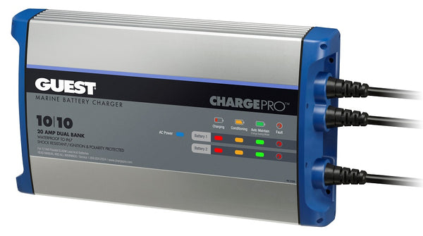 Guest 2720A 20A 2 Bank 120V Input Battery Charger - 2720A