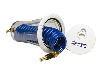HoseCoil Flush Mount Enclosure with 15ft 3/8in Hose - HC15F
