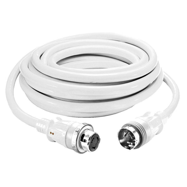 Hubbell HBL61CM42WLED White 50AMP Cable W/Led 25ft - HBL61CM42WLED