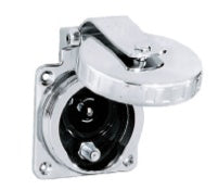 Hubbell HBLPHTVSS Phone/Tv Inlet Round Stainless Steel - HBLPHTVSS