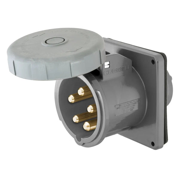 Hubbell M5100B9R 100A 30Y 120/208V Inlet - M5100B9R