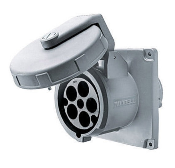 Hubbell M5100R7 100A 480V 5-Wire Receptacle - M5100R7
