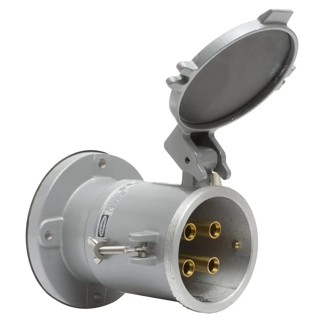 Hubbell M5200 Bs1 R 200 A Inlet 200 A 600 V 4 Pole 5 Wire
