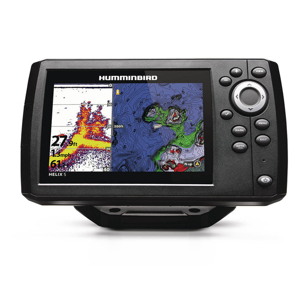 Humminbird HELIX5 CHIRP GPS 5in WVGA Sonar GPS G3 - 411660-1