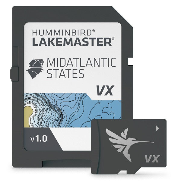 Humminbird Lakemaster VX Mid-Atlantic States microSD - 601004-1