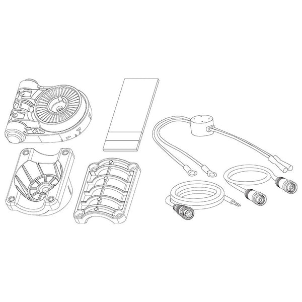 Humminbird Open Water Adapter Kit Transom Mount For Mega Live - 700068-1