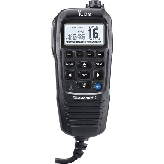 Icom HM195GB Command Mic IV Black Second Station - HM195GB 61 EXP