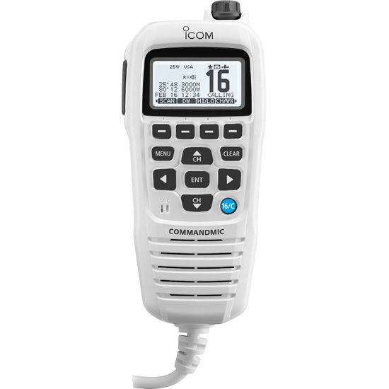 Icom HM195GW Command Mic IV White Second Station - HM195GW 62 EXP