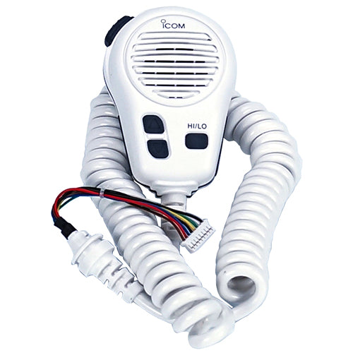 Icom HM196SW White Microphone Replacement For M424 - HM196SW
