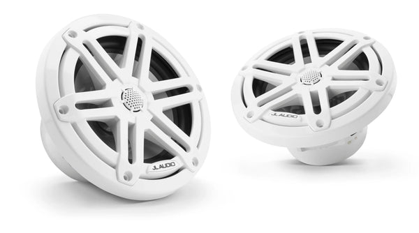 JL Audio M3 6.5in Coaxial Speakers White Sport Grille - 010-03063-00
