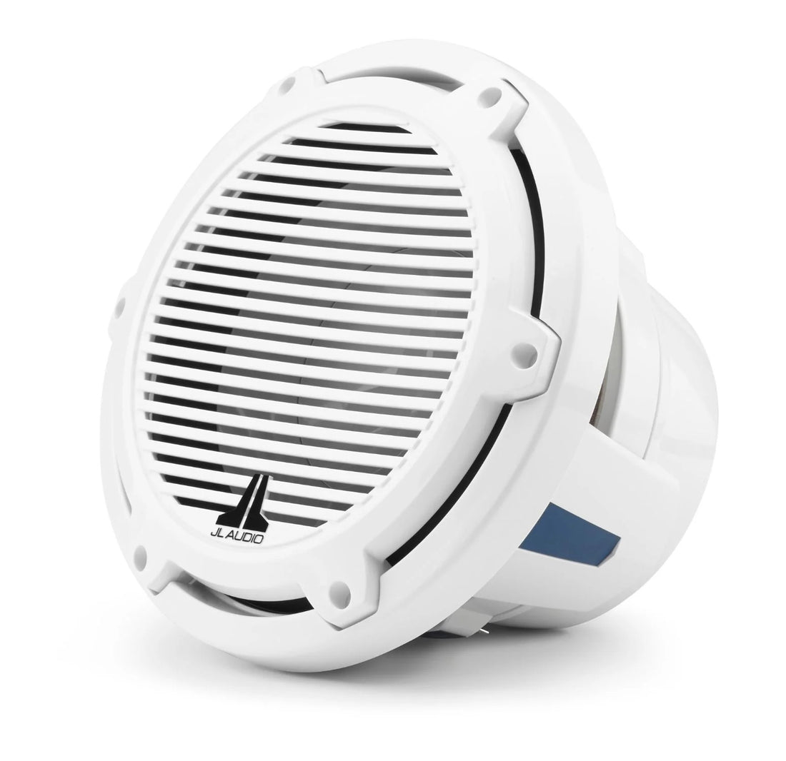 JL Audio M6 10in Subwoofer with White Classic Grille Infinite Baffle - 010-03083-00