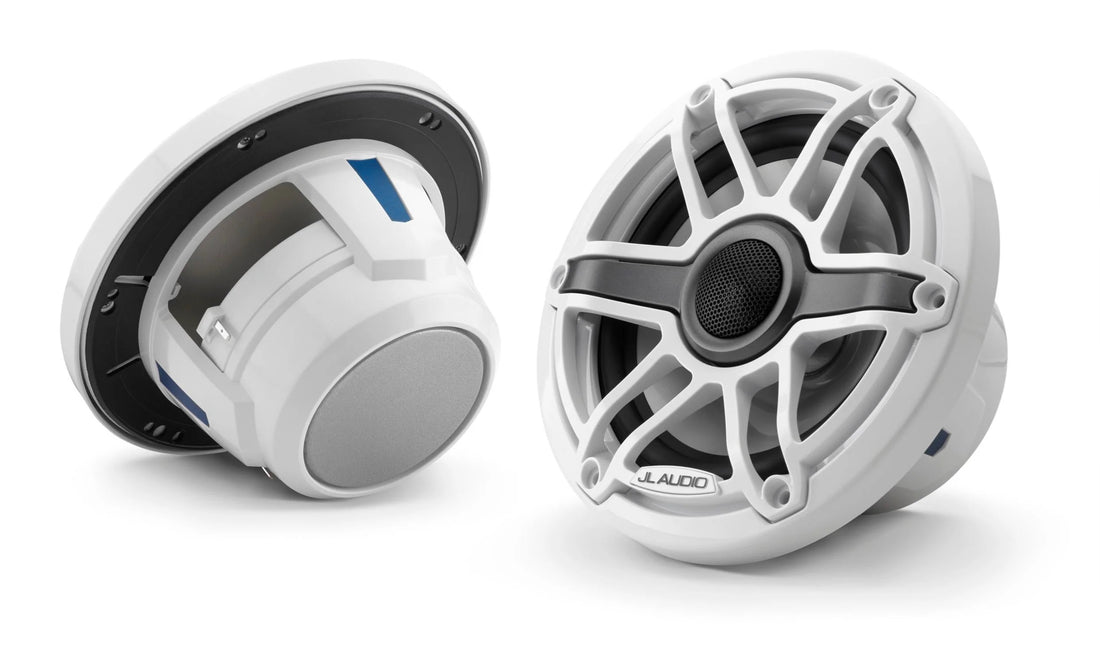 Jl Audio M6 6.5in Coaxial Speakers White Sport Grille