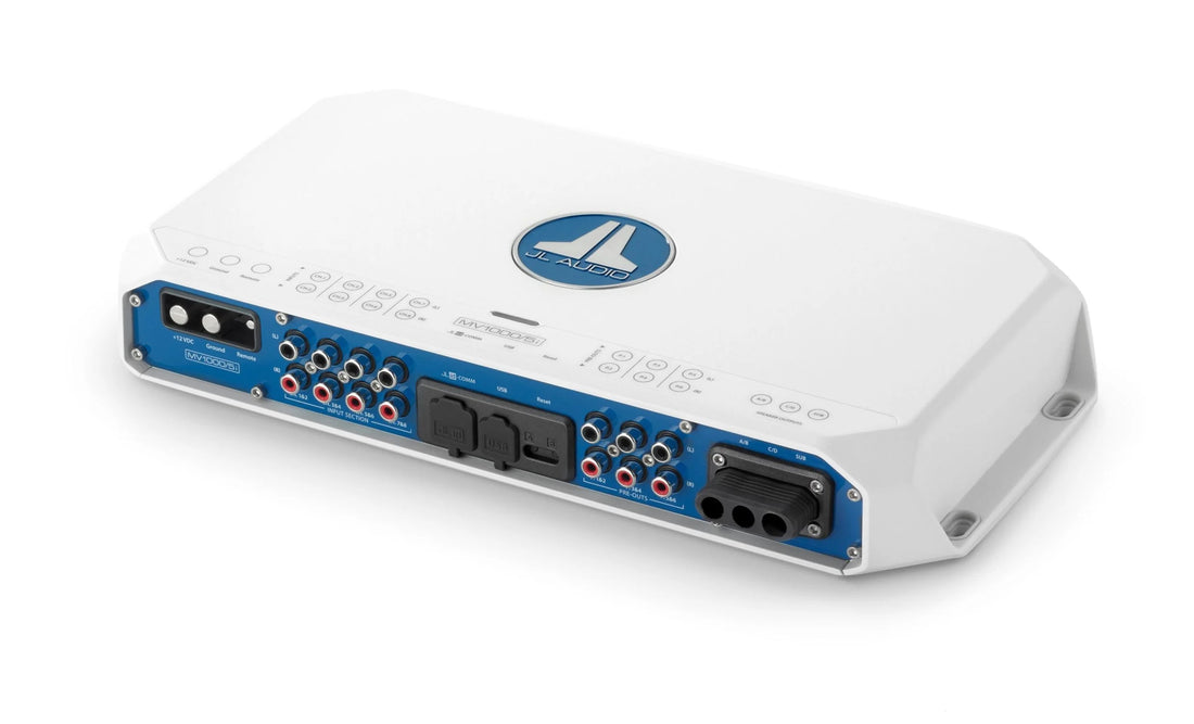 JL Audio MVi Marine Amplifier 5 Channel Full-Range 1000 Watts 12v Integrated DSP - 010-03341-00