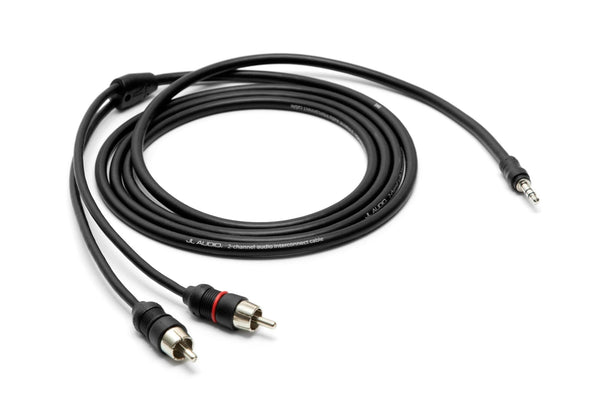 JL Audio 2-Channel 6ft Y-Cable 3.5mm Mini to 2 RCA Males - 010-13458-00