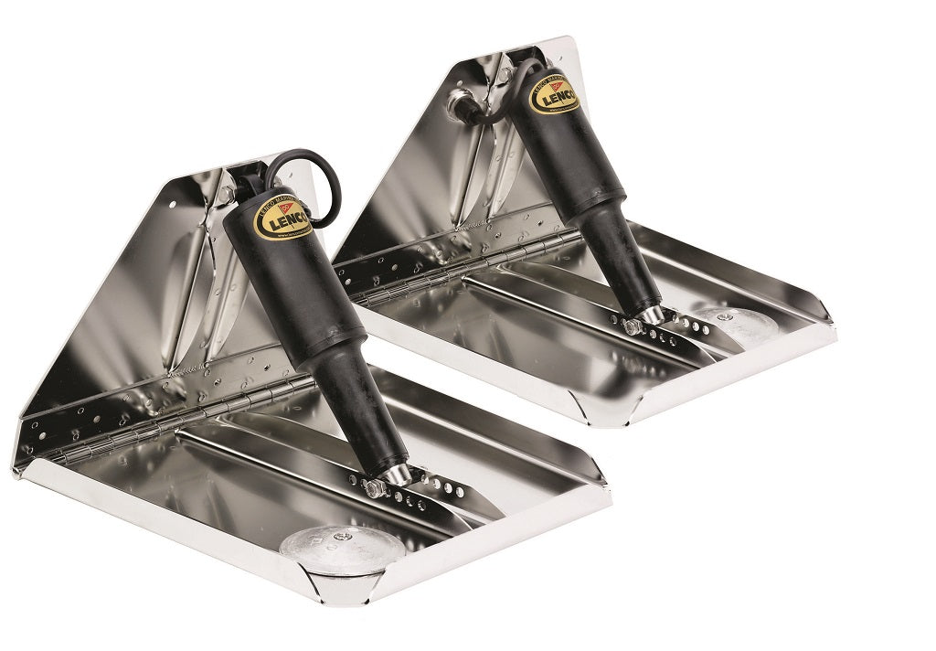 Lenco 18inx14in Heavy Duty Trim Tab Kit 12v Requires Switch - 15044-101
