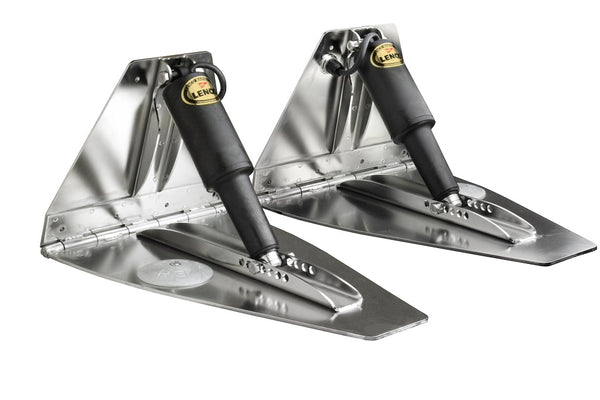 Lenco 18inx12in High Performan Trim Tab Kit 12v Requires Switch