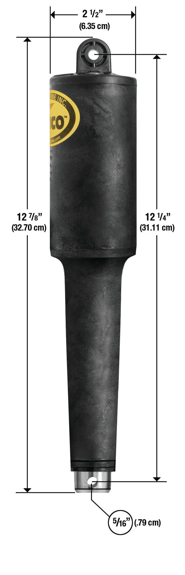 Lenco 4 1/4in Stroke 102 HD Actuator 5/16in 12V - 15060-001
