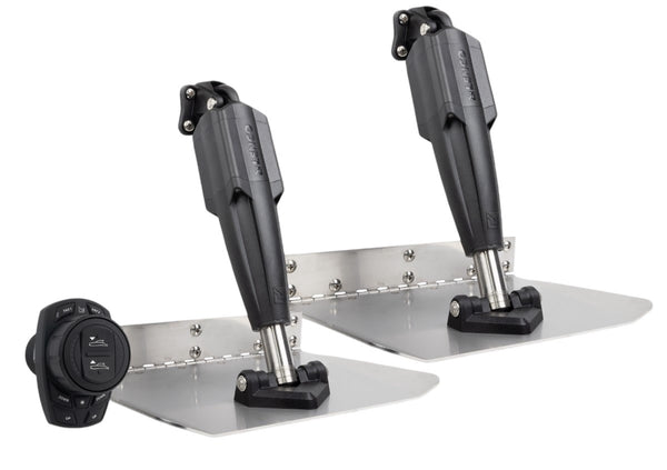 Lenco 9inx12in Standard Mount Trim Tab Kit 12v With Pro Control Assist - 15181-106