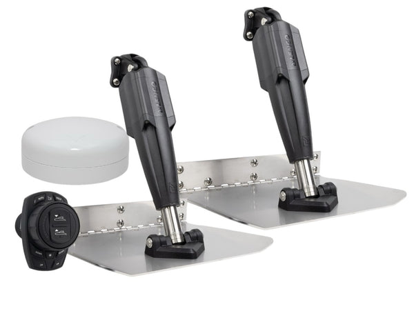 Lenco 9inx12in Standard Mount Trim Tab Kit 12v With Pro Control Auto - 15182-107