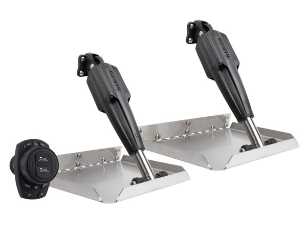 Lenco 12inx12in Standard Mount Trim Tab Kit 12v With Pro Control Assist - 15183-106