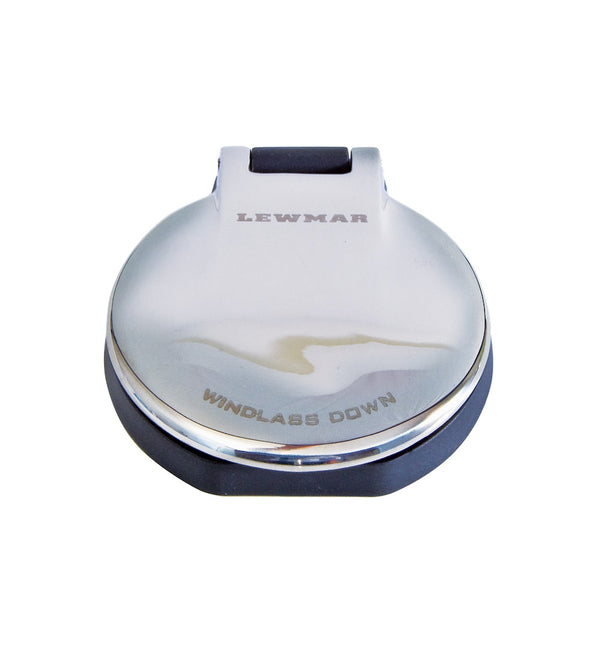 Lewmar Footswitch Down Stainless Steel - 68000888