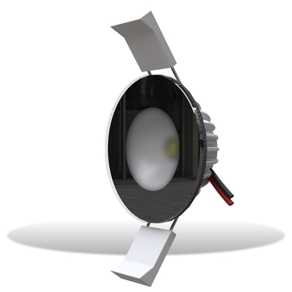 Lumishore Eclipse DL55 White Down Light 12/24vDC Black Housing - 010-04474-00