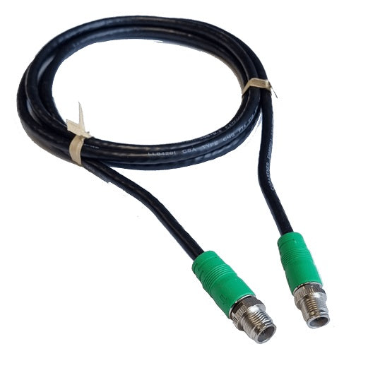 Lowrance 6ft Ethernet Cable Green M12 8-pin male-male - 000-16075-001