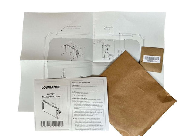 Lowrance Flush Mount Kit for Elite FS 10 - 000-16445-001