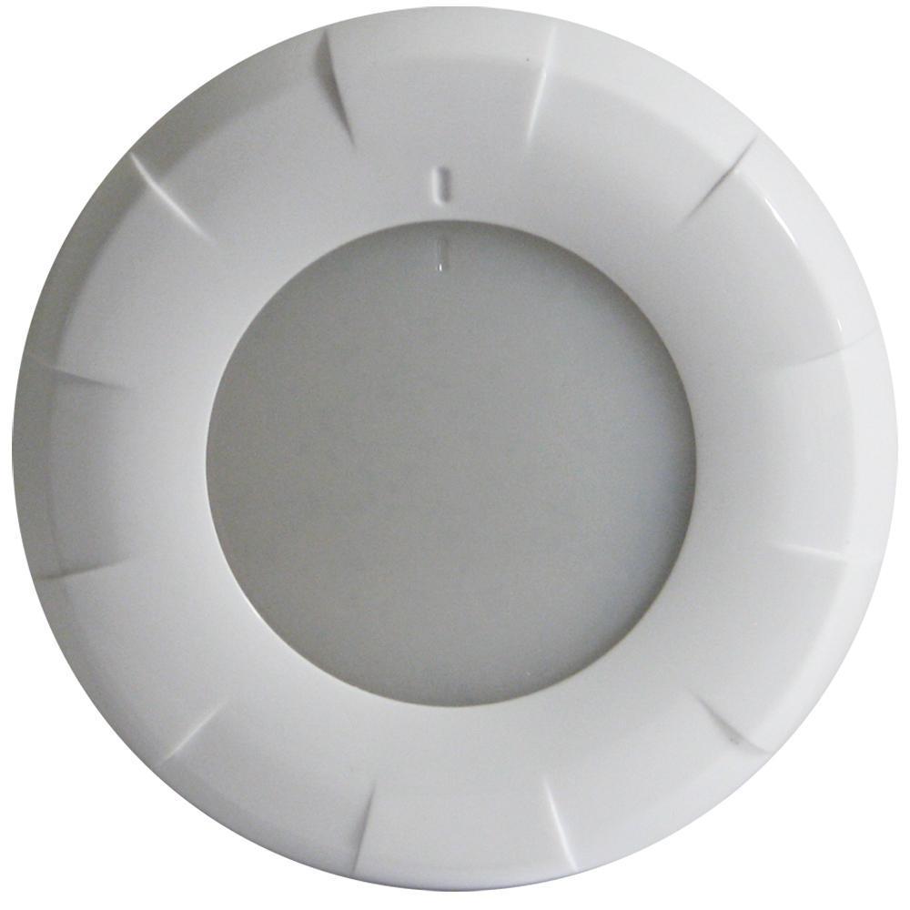 Lumitec Aurora Dome Light White LED Light White Finish 12/24v - 101077