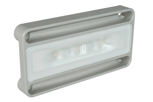 Lumitec Nevis2 Engine Room White/Blue LED Light Brushed Finish 12/24v - 101147