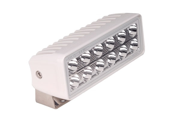 Lumitec Maxillume H60 Flood White LED Trunnion Mount White Finish 12/24V - 101334
