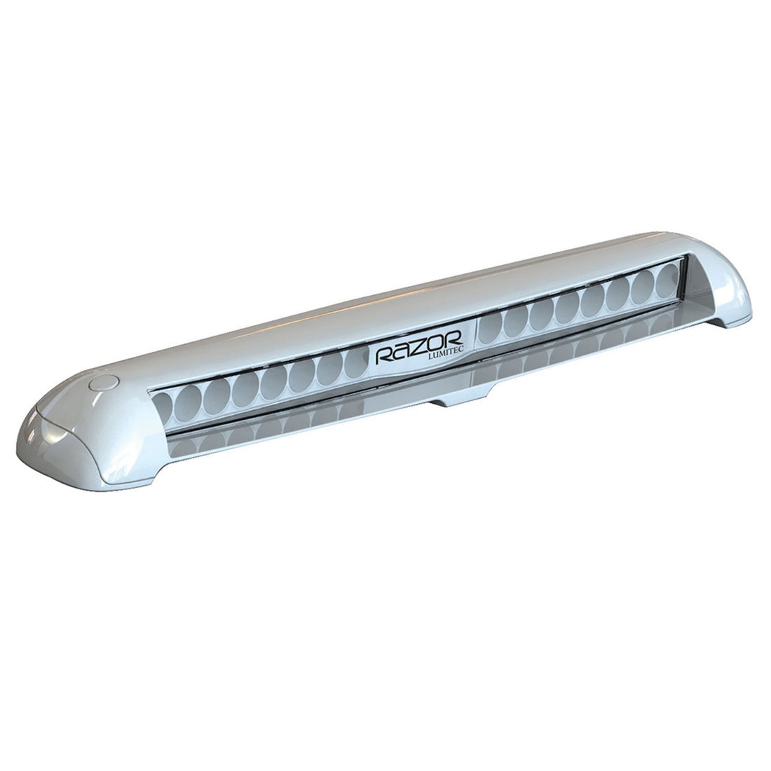 Lumitec Razor Spot Light Bar Flush Mount White LED White Housing 12/24v - 101587