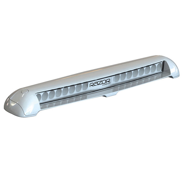 Lumitec Razor Spot Light Bar Flush Mount White LED White Housing 12/24v - 101587