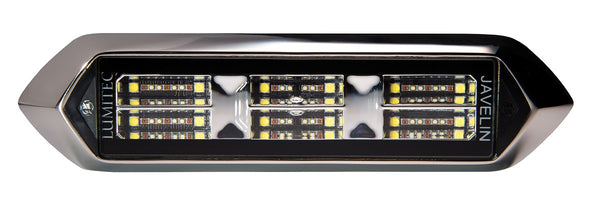 Lumitec Javelin 600 X Spectrum Rgbw Led Surface Mount Polished Housing 12/24v