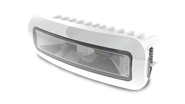 Lumitec Capri3 Flood Light White/Blue LEDfts Dimmable Flush Mount White 12/24v - 101721
