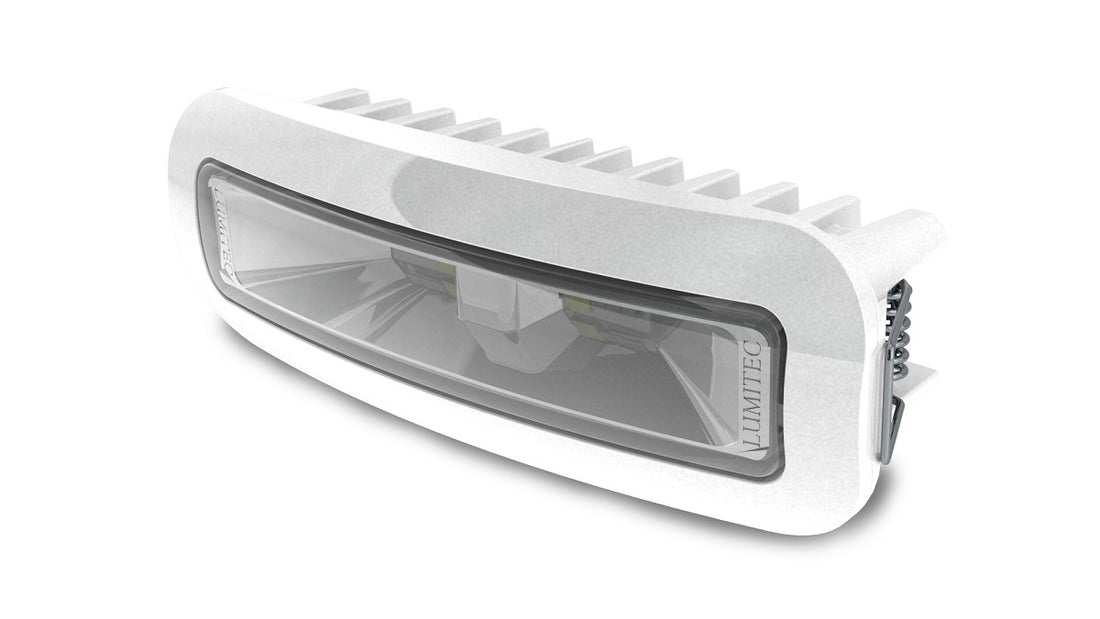 Lumitec Capri3 Flood Light White/Red LEDfts Dimmable Flush Mount White 12/24v - 101722