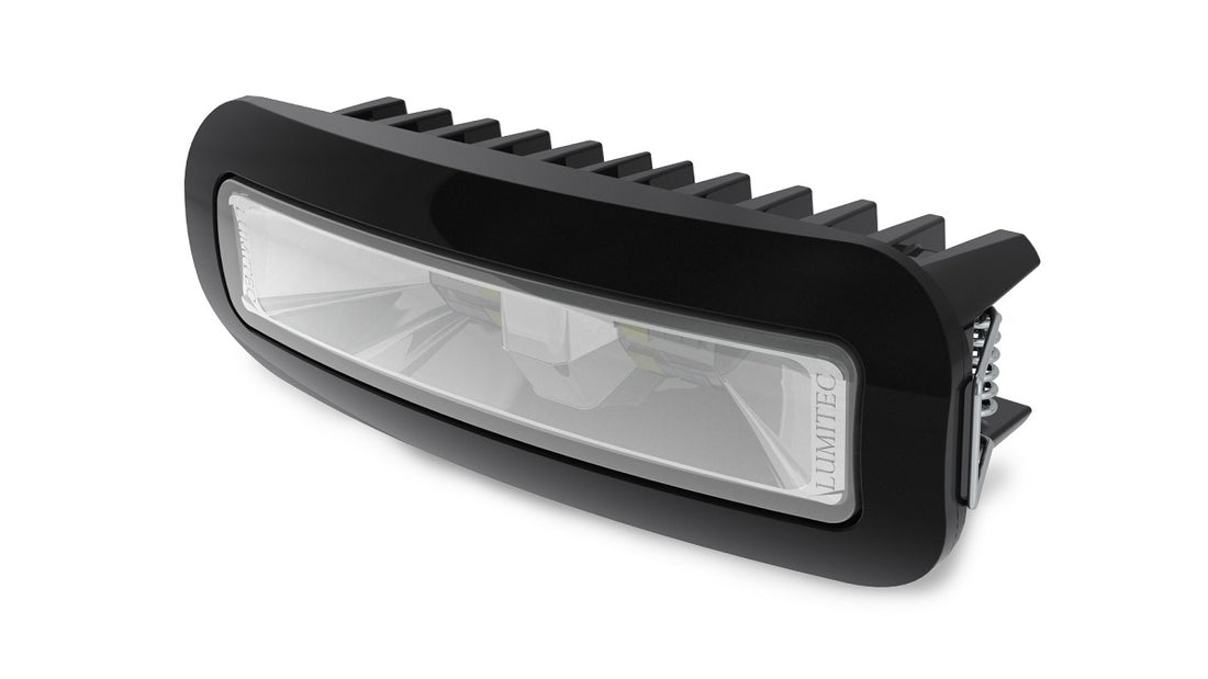 Lumitec Capri3 Flood Light White LEDfts Non-Dimmable Flush Mount Black 12/24v - 101728