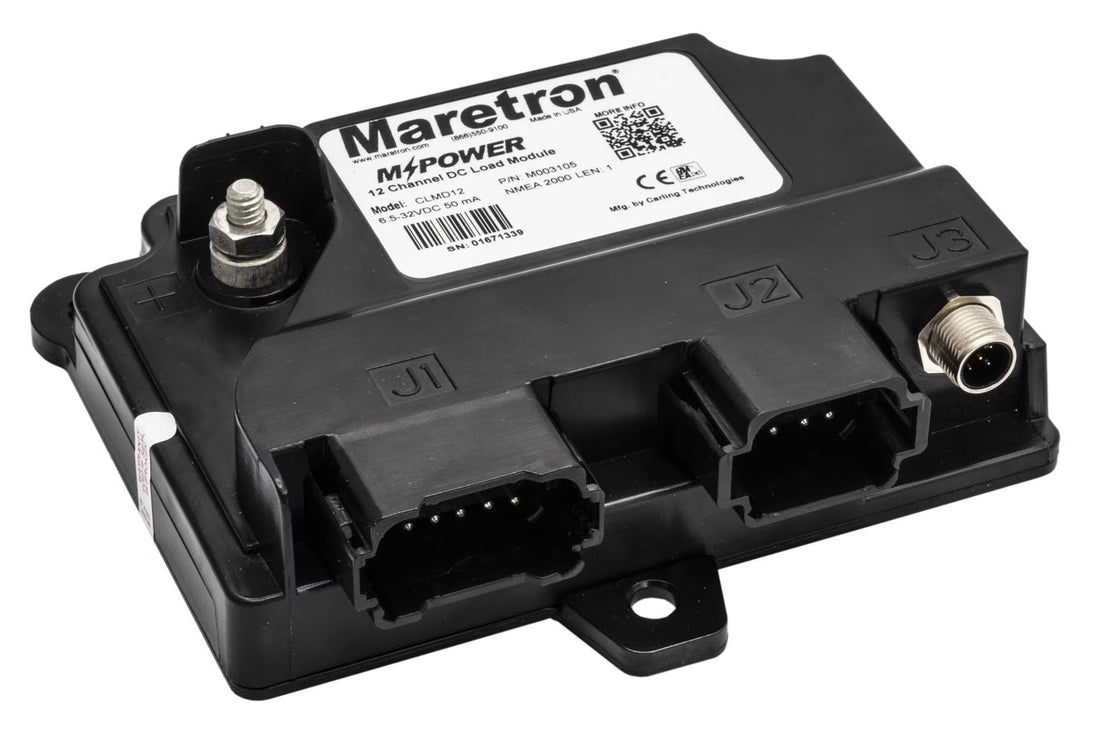 Maretron M Power Clmd12 R Dc Load Module 12 Channel N2 K With J1 And J2 Connectors