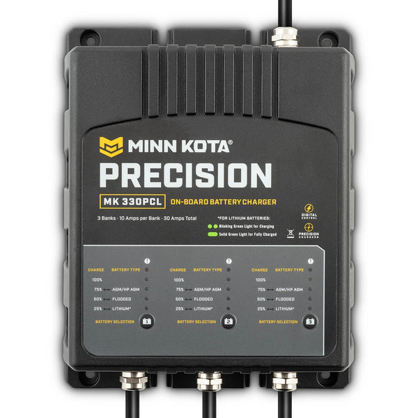 Minn Kota MK330PCL Precision Charger 3 Bank 10 Amps - 1833301