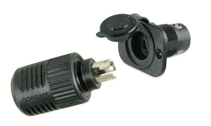 Marinco 12VCP 3-Wire Connect Pro Receptacle and Plug - 12VCP