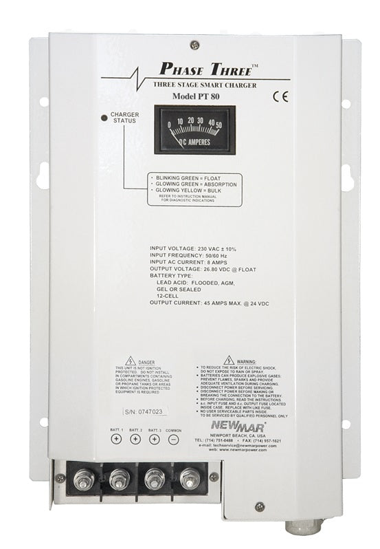 Newmar PT80 12v 80AMP Charger 115/230V Input - PT-80
