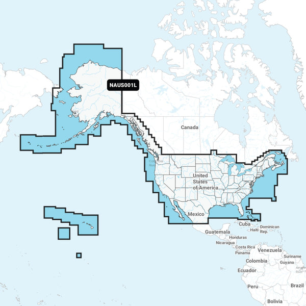 Navionics Plus NAUS001L US and Coastal Canada microSD - 010-C1366-30