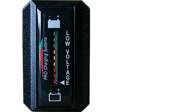 Pro Charging Eagle Performance Battery Fuel Gauge 48v Rectangle Vertical - BFGWOVR48V