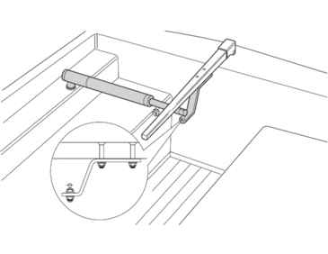 Raymarine 3in Tiller Bracket - D011