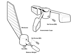 Raymarine E28081 Windvane/Cups - E28081