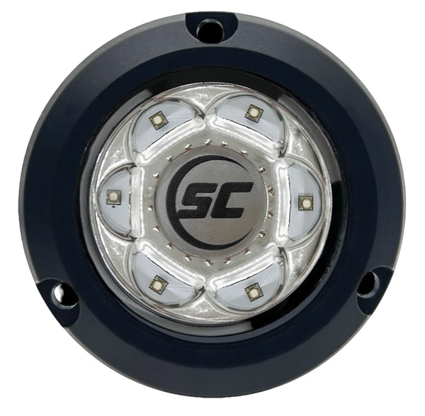 Shadow Caster SC2 Underwater LED Light Great White 12v Composite Surface Mount - SC2-GW-CSM