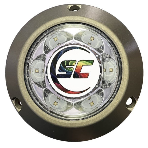 Shadow Caster SC3 Underwater LED Light Bimini Blue 12v Aluminum Surface Mount - SC3-BB-ALSM