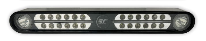 Shadow Caster Eagle Ray Light Bar Dual Optics Black Housing 12/24v - SCM-EAGLE RAY-BK