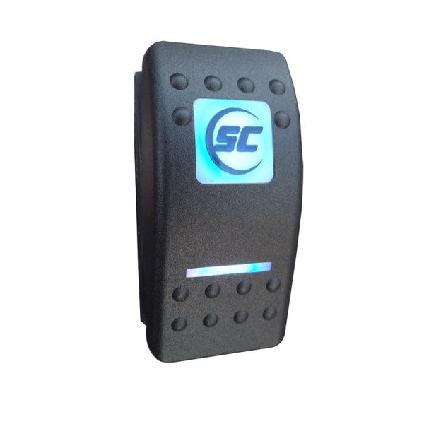 Rocker On-Off-Momentary Lighted - SCM-SWITCH-O/O/MOMENTARY-LOGO